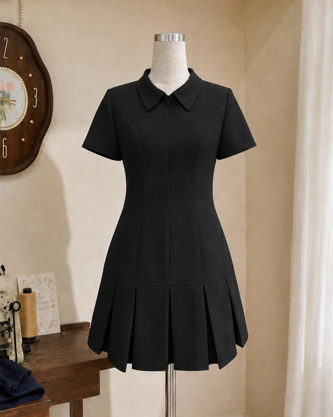 Lamonte – Váy Mini Cổ V