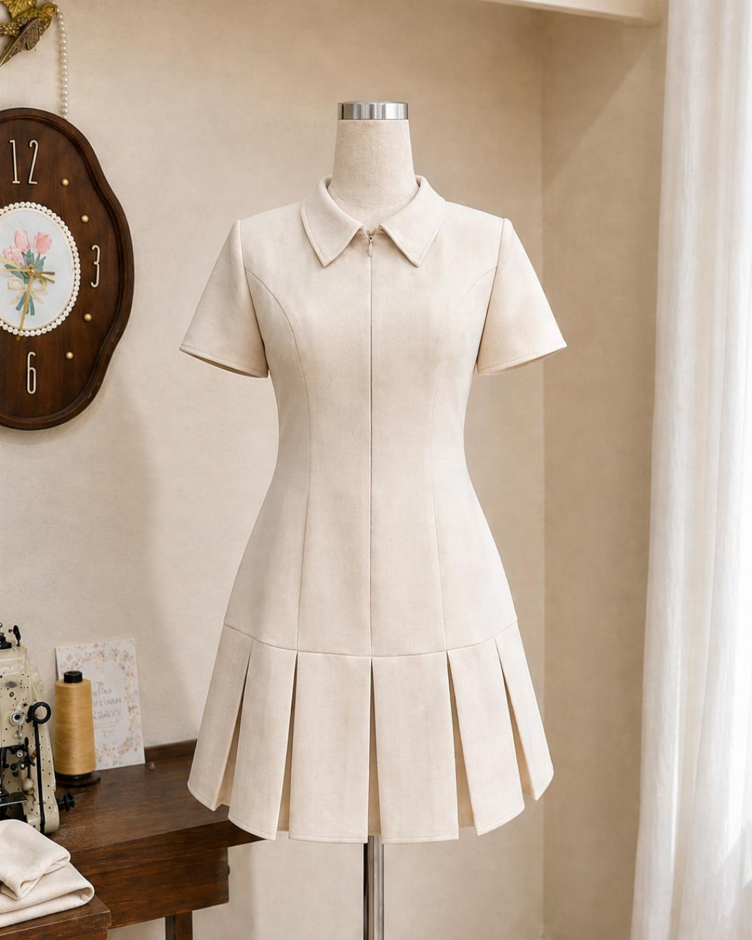 Lamonte – Váy Mini Cổ V